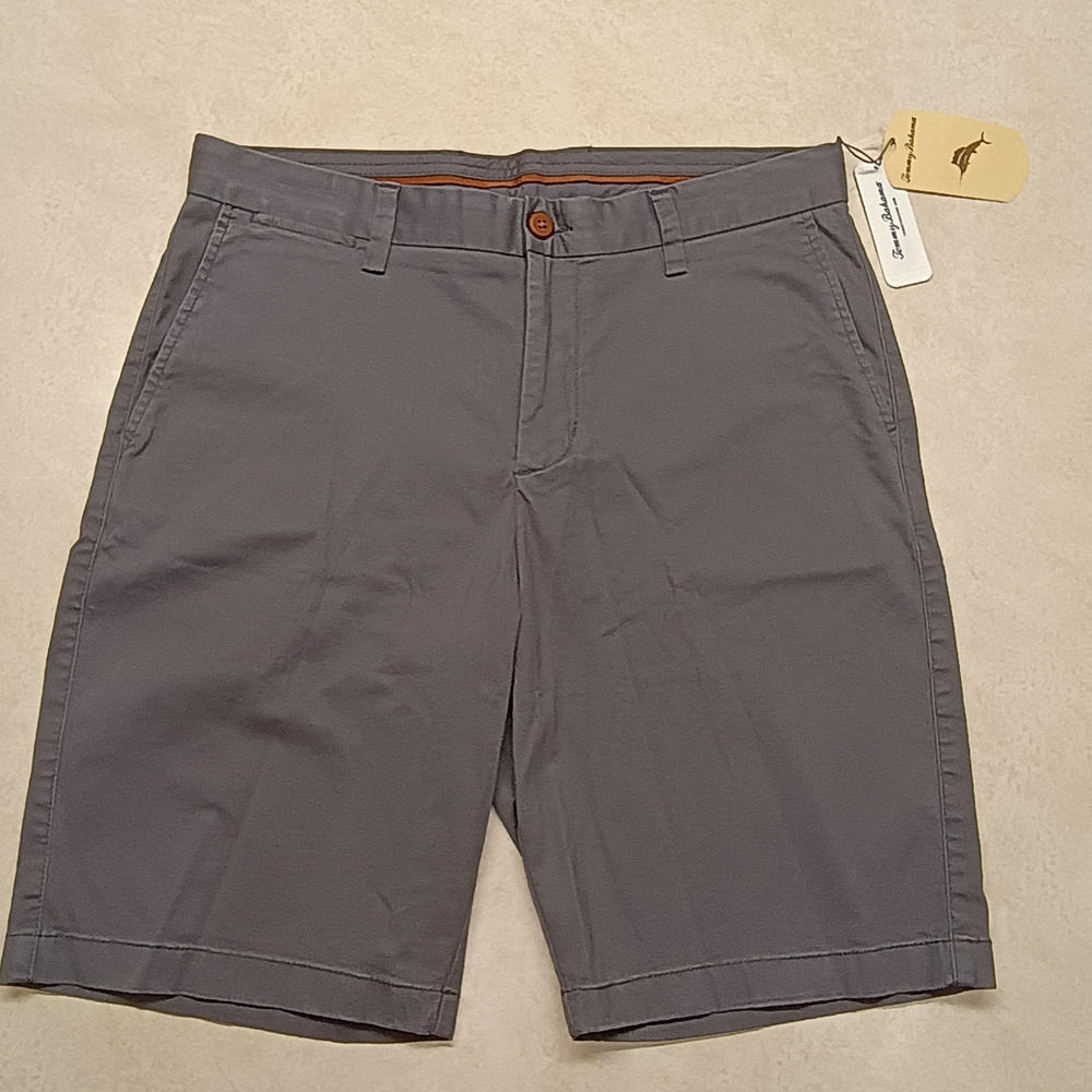 Tommy Bahama Men's Charcoal Flat Front Shorts